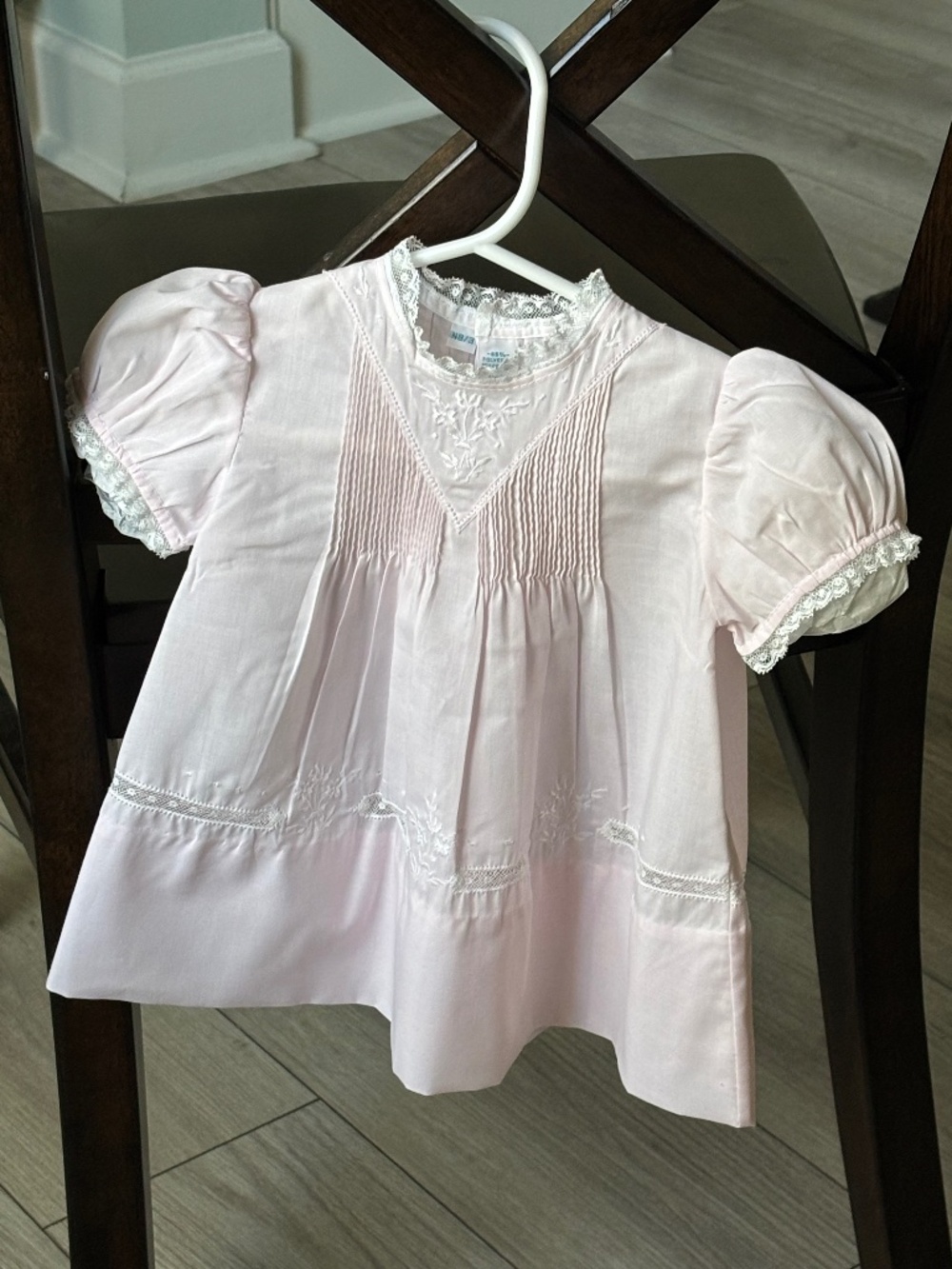 Feltman Brothers NB- 3 months pink dress New With Tags